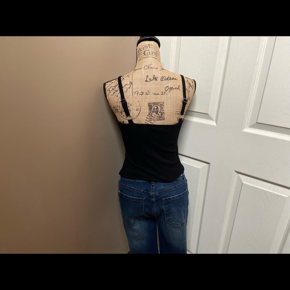 White birch black ribbed tank top - Picture 7 of 7